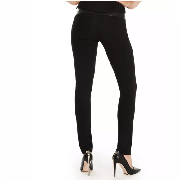 Guess Marciano Cassie Leather Black Leggings Size 4 - Picture 4 of 10